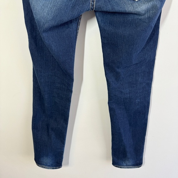 Y2K Rock Revival Adele Skinny Jeans Blue Size 29 Distressed Stretch Denim - Picture 9 of 16